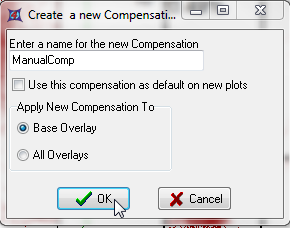 图T8.3  Create a new Compensation Dialog (创建新补偿对话框)
